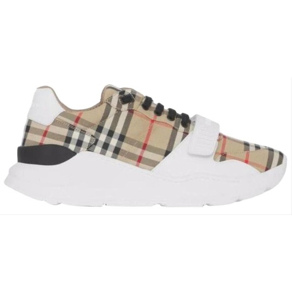 BURBERRY Regis check logo sneakers - Picture 1 of 4